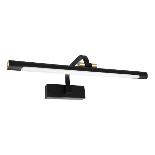 LAMPAMI - kinkiet łazienkowy ledowy, kinkiet łazienkowy czarny, lampa do łazienki, kinkiet nad lustro VINCI 15W 60cm