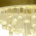 LAMPAMI - kinkiet złoty kryształowy, kinkiet ledowy złoty do salonu, złota lampa ledowa, kinkiet kryształowy PRECIOSA 4W LED