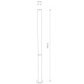 LAMPAMI - lampa zewnętrzna słupek MIA LED L NOWODVORSKI SZKIC
