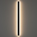 LAMPAMI - lampa ścienna czarna, kinkiet do salonu, kinkiet nowoczesny czarny, czarny kinkiet ledowy, kinkiet pionowy COMMA LED L NOWODVORSKI