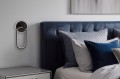 LAMPAMI - lampa ścienna czarna, kinkiet do salonu, kinkiet nowoczesny czarny, czarny kinkiet ledowy MONET