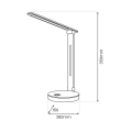LAMPAMI - lampka biurkowa Bruno Czarny 5W LED RGB szkic