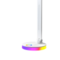 LAMPAMI - biała lampka biurkowa, lampka do gabinetu, lampka stojąca na biurko, lampka nowoczesna ledowa, lampka biurkowa Bruno biały 5W LED RGB