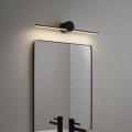 LAMPAMI - kinkiet łazienkowy ledowy, kinkiet łazienkowy czarny, lampa do łazienki, kinkiet nad lustro Artist Czarny 6W LED 40cm