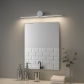 LAMPAMI - kinkiet łazienkowy ledowy, kinkiet łazienkowy srebrny, lampa do łazienki, kinkiet nad lustro Artist 6W Led 40cm