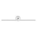 LAMPAMI - kinkiet łazienkowy ledowy, kinkiet łazienkowy srebrny, lampa do łazienki, kinkiet nad lustro Artist 6W Led 40cm