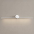 LAMPAMI - kinkiet łazienkowy ledowy, kinkiet łazienkowy srebrny, lampa do łazienki, kinkiet nad lustro Artist chrom 9W LED 60cm