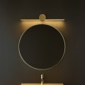 LAMPAMI - kinkiet łazienkowy ledowy, kinkiet łazienkowy złoty, lampa do łazienki, kinkiet nad lustro Artist 6W Led 40cm