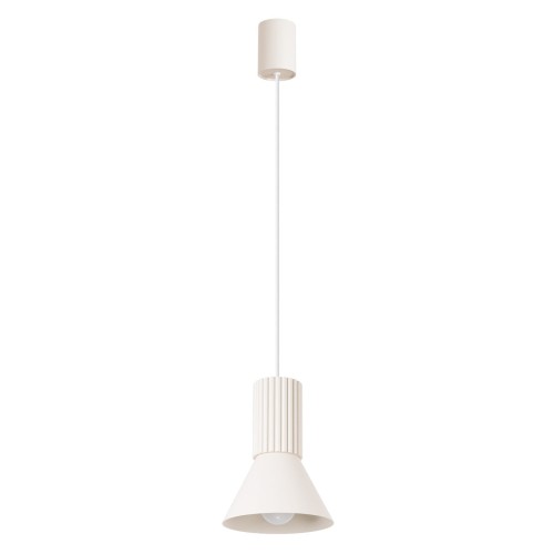 LAMPAMI - lampa nad wyspę kuchenną, lampa do sypialni wisząca, lampa do jadalni , lampa nad okrągły stół wisząca ESTRIA 1 jasny kaszmir