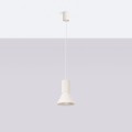 LAMPAMI - lampa nad wyspę kuchenną, lampa do sypialni wisząca, lampa do jadalni , lampa nad okrągły stół wisząca ESTRIA 1 jasny kaszmir