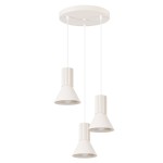 Lampa wisząca potrójna 120 cm 3xE14 kremowy kaszmir ESTRIA 3P