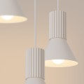 LAMPAMI - lampa wisząca nowoczesna, lampa nad stół do jadalni, lampa sufitowa wisząca potrójna kaszmirowa ESTRIA 3P