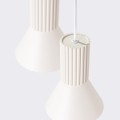 LAMPAMI - lampa wisząca nowoczesna, lampa nad stół do jadalni, lampa sufitowa wisząca potrójna kaszmirowa ESTRIA 3P