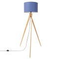 LAMPAMI - lampa podłogowa do salonu, lampa podłogowa do sypialni, lampa podłogowa nowoczesna, nowoczesna lampa stojąca podłogowa NATT granat