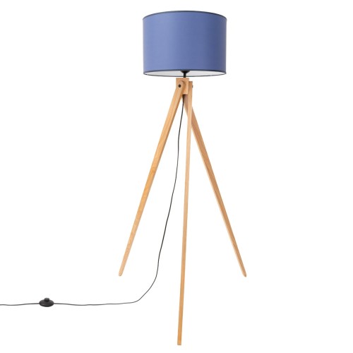 LAMPAMI - lampa podłogowa do salonu, lampa podłogowa do sypialni, lampa podłogowa nowoczesna, nowoczesna lampa stojąca podłogowa NATT granat