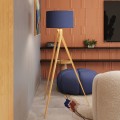 LAMPAMI - lampa podłogowa do salonu, lampa podłogowa do sypialni, lampa podłogowa nowoczesna, nowoczesna lampa stojąca podłogowa NATT granat