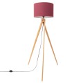 LAMPAMI - lampa podłogowa do salonu, lampa podłogowa do sypialni, lampa podłogowa nowoczesna, nowoczesna lampa stojąca podłogowa NATT burgund