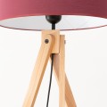 LAMPAMI - lampa podłogowa do salonu, lampa podłogowa do sypialni, lampa podłogowa nowoczesna, nowoczesna lampa stojąca podłogowa NATT burgund