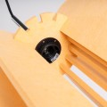 LAMPAMI - lampa wisząca pojedyncza, nowoczesna żółta lampa, lampa dziecięca, lampa do pokoju dziewczynki, modna lampa do salonu MULA 27 żółta