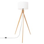 Lampa podłogowa na trójnogu biała 1xE27 NATT 