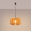 LAMPAMI - lampa wisząca pojedyncza, nowoczesna żółta lampa, lampa dziecięca, lampa do pokoju dziewczynki, modna lampa do salonu MULA 45 żółta