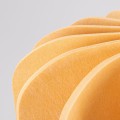 LAMPAMI - lampa wisząca pojedyncza, nowoczesna żółta lampa, lampa dziecięca, lampa do pokoju dziewczynki, modna lampa do salonu MULA 45 żółta
