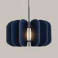 LAMPAMI - lampa wisząca pojedyncza, nowoczesna  lampa do salonu, lampa dziecięca, lampa do pokoju dziewczynki, modna lampa do salonu MULA 45 granatowa
