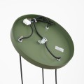 LAMPAMI - lampa wisząca nowoczesna, lampa nad stół do jadalni, lampa sufitowa wisząca potrójna, żyrandol nad stół ESTRIA 3P beżowa/zielona oliwka