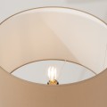 LAMPAMI - lampa podłogowa do salonu, lampa podłogowa do sypialni, lampa podłogowa nowoczesna, nowoczesna lampa stojąca podłogowa beżowa NATT taupe