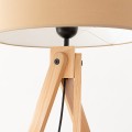 LAMPAMI - lampa podłogowa do salonu, lampa podłogowa do sypialni, lampa podłogowa nowoczesna, nowoczesna lampa stojąca podłogowa beżowa NATT taupe