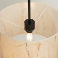 LAMPAMI - klasyczna lampa wisząca do salonu, lampa do salonu, beżowa lampa do sypialni, żyrandol do salonu NEVIA marmur