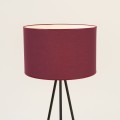 LAMPAMI - lampa podłogowa do salonu, lampa podłogowa do sypialni, lampa podłogowa nowoczesna, nowoczesna lampa stojąca podłogowa NEVIA burgund