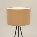 LAMPAMI - lampa podłogowa do salonu, lampa podłogowa do sypialni, lampa podłogowa nowoczesna, nowoczesna lampa stojąca podłogowa NEVIA taupe