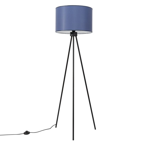 LAMPAMI - lampa podłogowa do salonu, lampa podłogowa do sypialni, lampa podłogowa nowoczesna, nowoczesna lampa stojąca podłogowa NEVIA granat