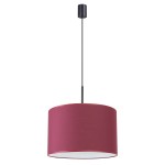 Klasyczna lampa wisząca pojedyncza 137 cm NEVIA burgund