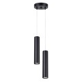 LAMPAMI - tuby sufitowe czarne, lampa sufitowa, lampa nad stół, czarna lampa do jadalni LAGOS 2P czarna
