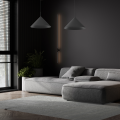 LAMPAMI - lampa nad stół, lampa do jadalni, lampa nowoczesna wisząca, czarna lampa wisząca, lampa wisząca pojedyncza CAPITAL BLACK