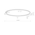 LAMPAMI - lampa przysufitowa FOURTY ROUND Nowodvorski szkic