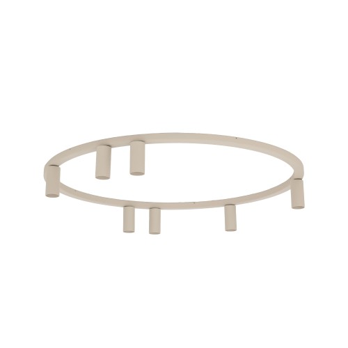 LAMPAMI - nowoczesna lampa sufitowa, lampa sufitowa, lampa do salonu sufitowa, nowoczesna lampa do salonu, beżowa lampa sufitowa, lampa przysufitowa FOURTY ROUND Nowodvorski