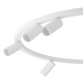 LAMPAMI - nowoczesna lampa sufitowa, lampa sufitowa, lampa do salonu sufitowa, nowoczesna lampa do salonu, biała lampa sufitowa, lampa przysufitowa FOURTY ROUND Nowodvorski
