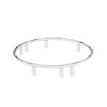 LAMPAMI - nowoczesna lampa sufitowa, lampa sufitowa, lampa do salonu sufitowa, nowoczesna lampa do salonu, biała lampa sufitowa, lampa przysufitowa FOURTY ROUND Nowodvorski