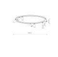 LAMPAMI - lampa przysufitowa FOURTY ROUND Nowodvorski szkic