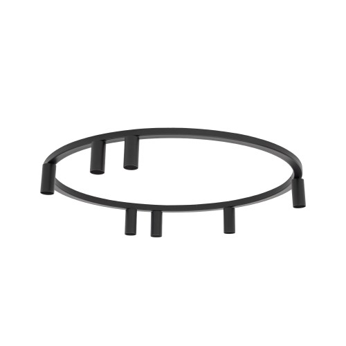 LAMPAMI - nowoczesna lampa sufitowa, lampa sufitowa, lampa do salonu sufitowa, nowoczesna lampa do salonu, czarna lampa sufitowa, lampa czarna sufitowa, lampa przysufitowa FOURTY ROUND Nowodvorski