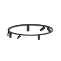 LAMPAMI - nowoczesna lampa sufitowa, lampa sufitowa, lampa do salonu sufitowa, nowoczesna lampa do salonu, czarna lampa sufitowa, lampa czarna sufitowa, lampa przysufitowa FOURTY ROUND Nowodvorski