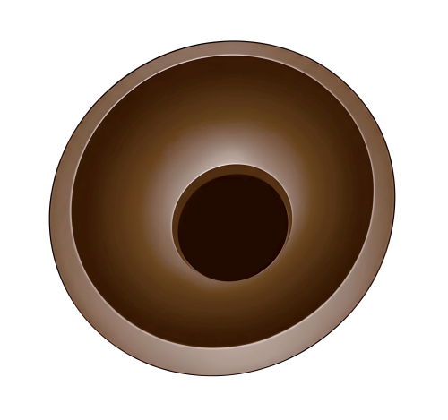 LAMPAMI - lampa ledowa sufitowa, lampa do salonu nowoczesna, lampa ledowa do salonu, plafon ledowy sufitowy, brązowa lampa sufitowa, plafon sufitowy COCO 60 cm coffee LED