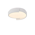 LAMPAMI - lampa led sufitowa, plafon led sufitowy, plafon ledowy sufitowy, plafon sufitowy ledowy, lampa do kuchni Plafon Halo 38 cm biały LED CCT