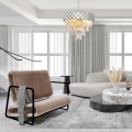 LAMPAMI - żyrandol do salonu, stylowy żyrandol do salonu z kryształkami, żyrandol sufitowy, żyrandol nad stołem, żyrandol nowoczesny, żyrandol glamour CARISMA CHROME 9xE14