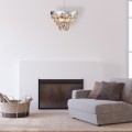 LAMPAMI - żyrandol do salonu, stylowy żyrandol do salonu z kryształkami, żyrandol sufitowy, żyrandol nad stołem, żyrandol nowoczesny, żyrandol glamour GRACE CHROME 6xE14