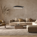 LAMPAMI - lampa ledowa wisząca, nowoczesny żyrandol do salonu, lampa wisząca ledowa, żyrandol do salonu żyrandol do sypialni LORENZO 35W LED 4000K