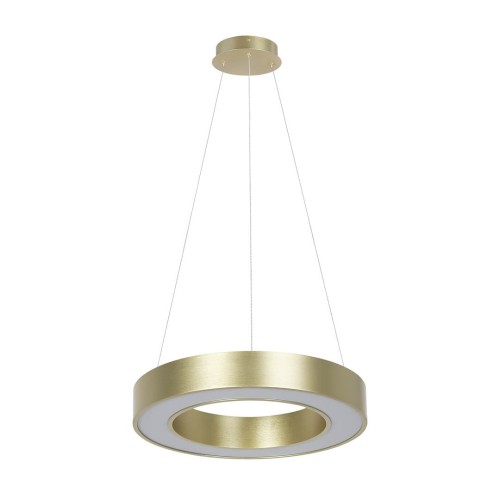 LAMPAMI - lampa ledowa wisząca, nowoczesny żyrandol do salonu, lampa wisząca ledowa, żyrandol do salonu żyrandol do sypialni, ledowa lampa wisząca złota Union Gold 40W LED 3000-4000-6000K